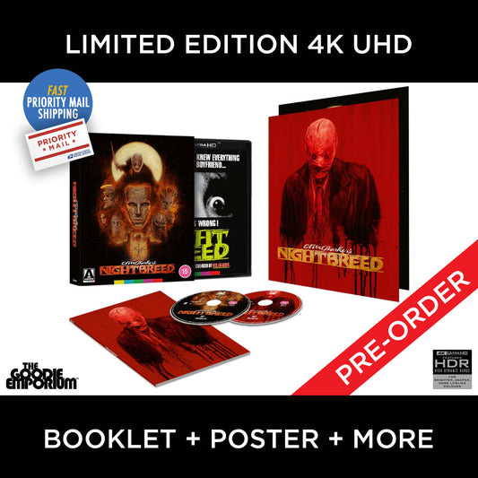 Nightbreed 4K Ultra HD 1990 Clive Barker Blu-ray Arrow Night breed