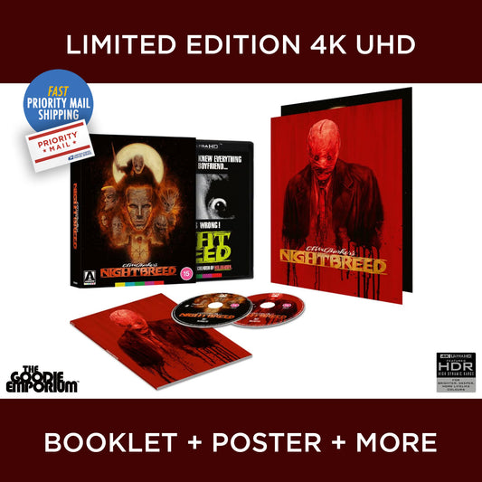 Nightbreed 4K Ultra HD 1990 Clive Barker Blu-ray Arrow Night breed