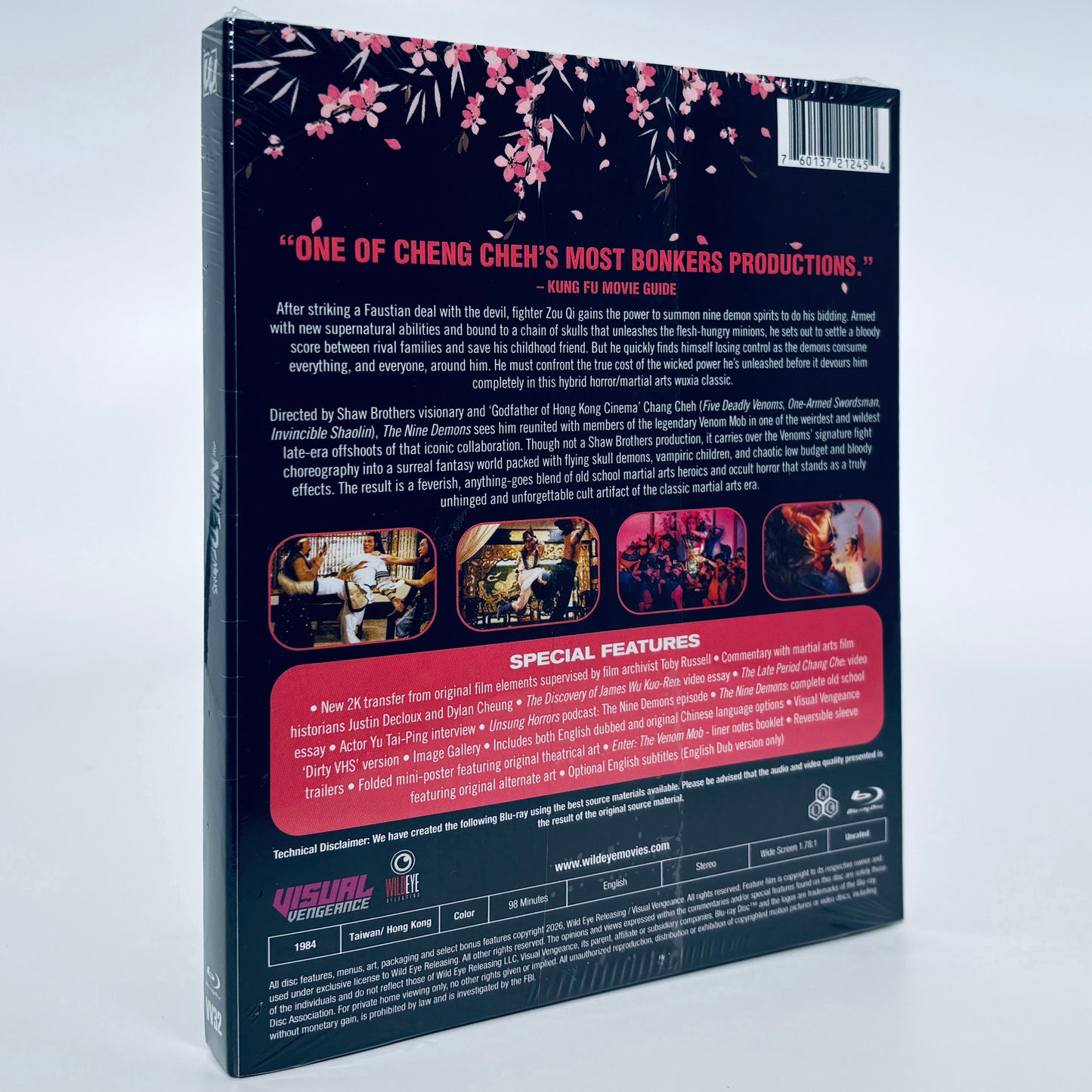 The Nine Demons Blu-ray 9 Chang Cheh Venoms Shaw Brothers Visual Vengeance Kung Fu Martial arts