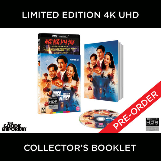 Once a Thief 4K Ultra HD Blu-ray Arrow John Woo Chow Yun-fat Leslie Cheung Cherie Chung