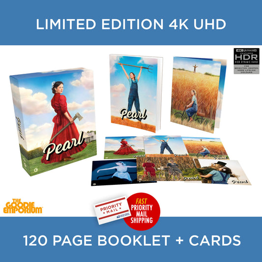 Pearl 4K Ultra HD Blu-ray 2022 Second Sight Limited Edition Ti West Mia Goth
