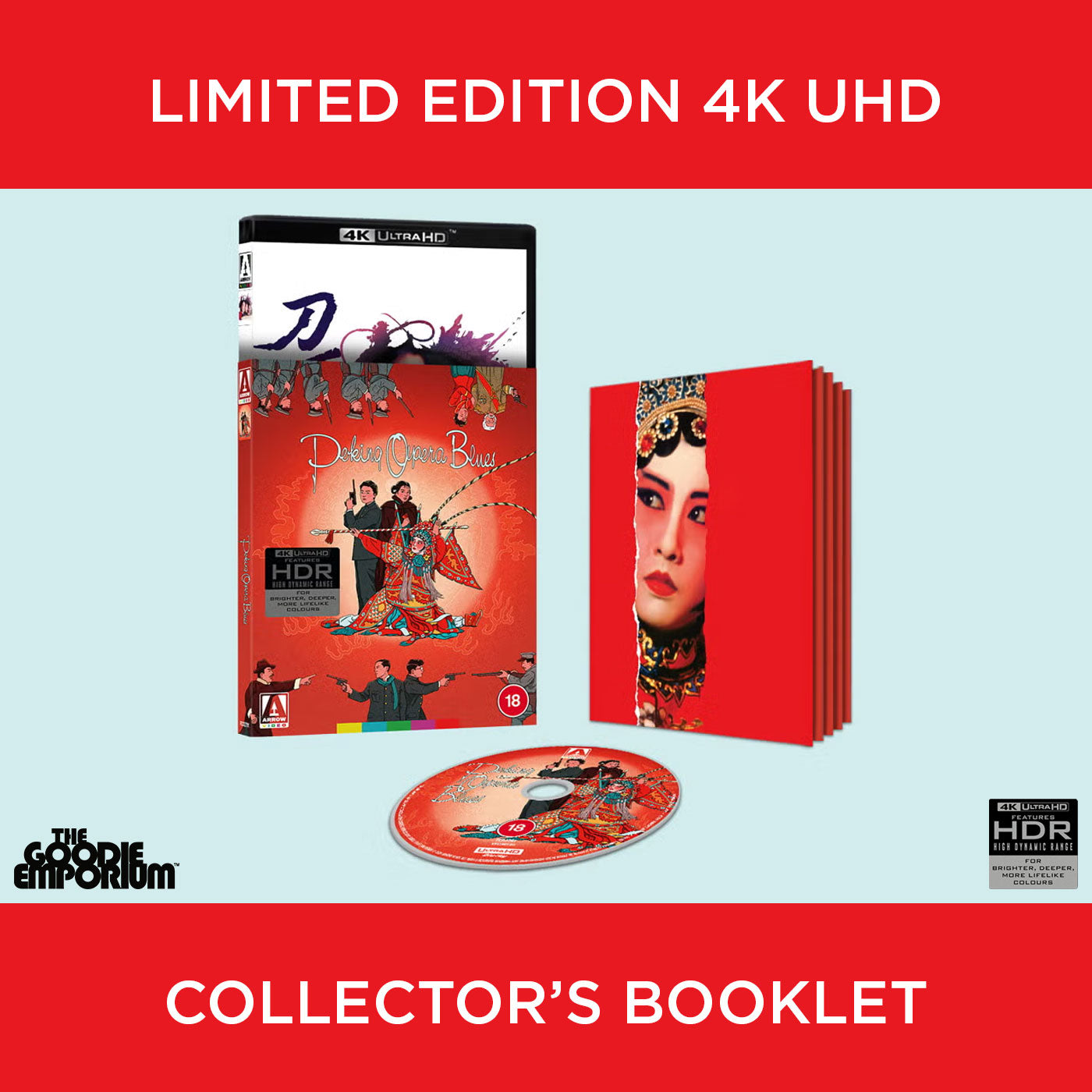 Peking Opera Blues 4K Ultra HD Blu-ray Arrow Tsui Hark Brigitte Lin Cherie Chung