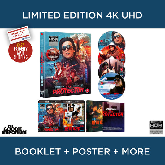The Protector 4K UHD Blu-ray 88 Films Ultra HD Jackie Chan Limited