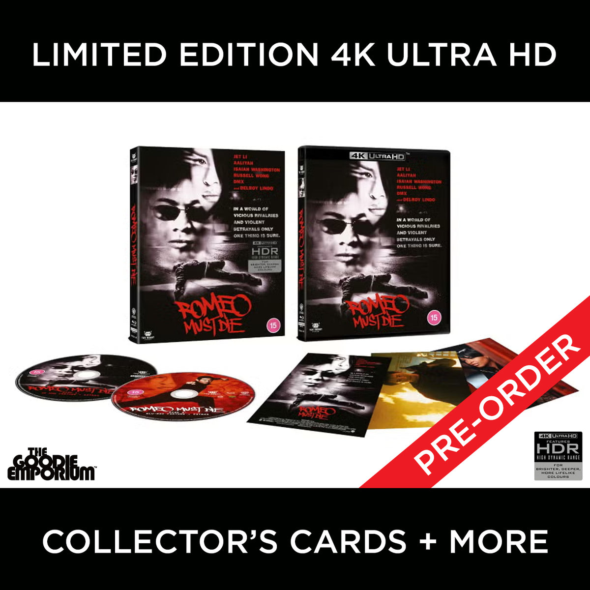 Romeo Must Die 4K Ultra HD 2000 Blu-ray Jet Li Aaliyah