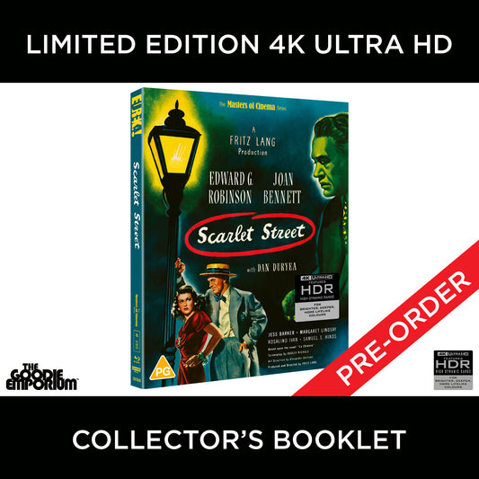Scarlet Street 4K Ultra HD UHD 1945 Eureka Fritz Lang Edward G.Robinson