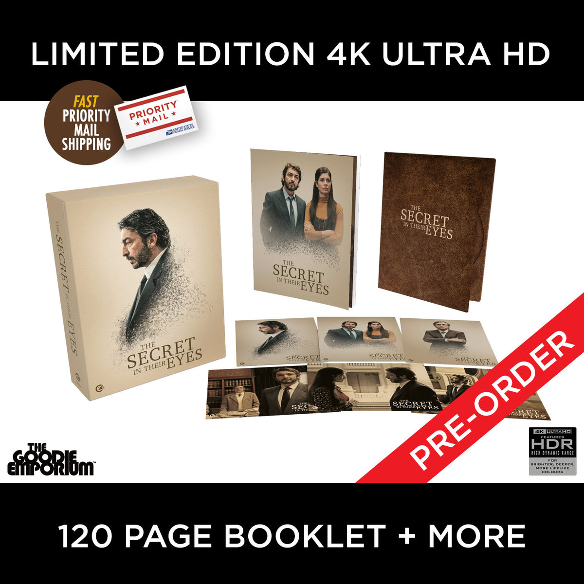 The Secret in Their Eyes 4K Ultra HD Blu-ray 2009 Second Sight Juan José Campanella Limited