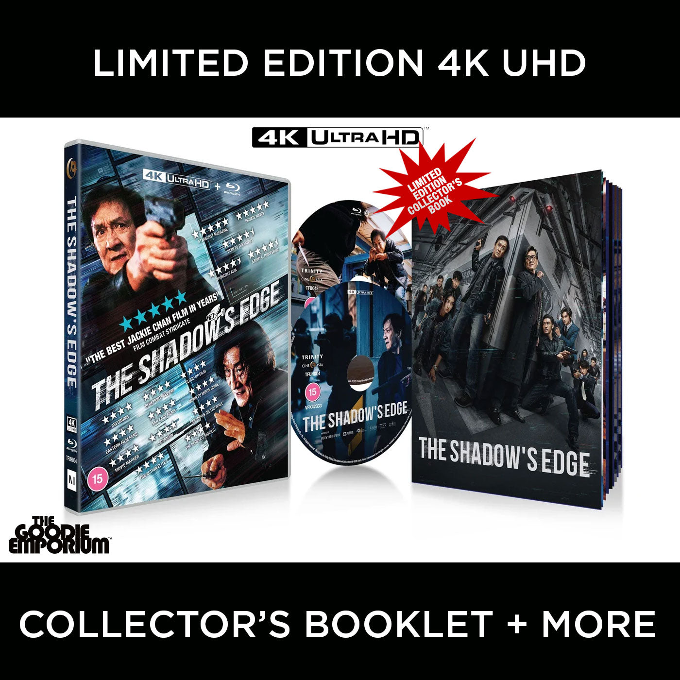 The Shadows Edge Jackie Chan 4K Ultra HD Blu-ray Cine Asia