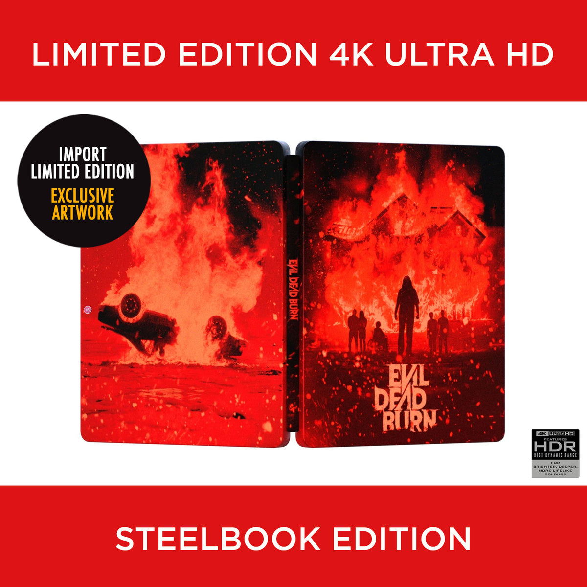 Evil Dead Burn 4K Ultra HD 2026 Blu-ray Steel Book SteelBook Studio Canal Sébastien Vaniček