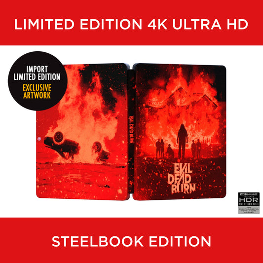 Evil Dead Burn 4K Ultra HD 2026 Blu-ray Steel Book SteelBook Studio Canal Sébastien Vaniček
