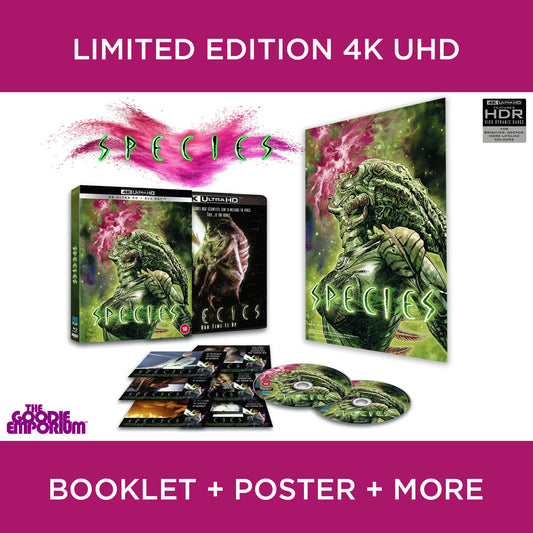 Species 4K UHD Blu-ray 88 Films Ultra HD H R Giger 1995 Ben Kingsley