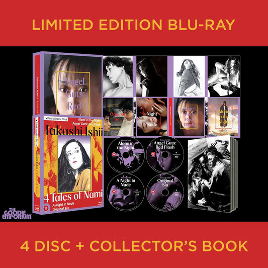 Takashi Ishii 4 Tales of Nami Blu-ray Third Window Alone in the Night Angel Guts A Night in Nude Original Sin