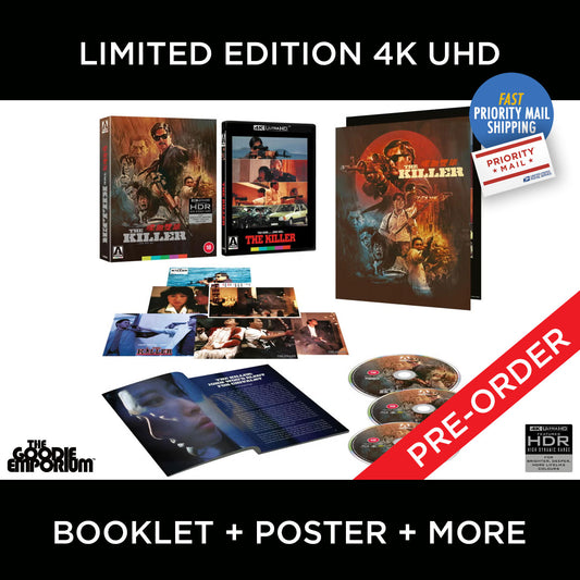 The Killer 4K Ultra HD 1989 Blu-ray Arrow John Woo Chow Yun Fat Danny Lee