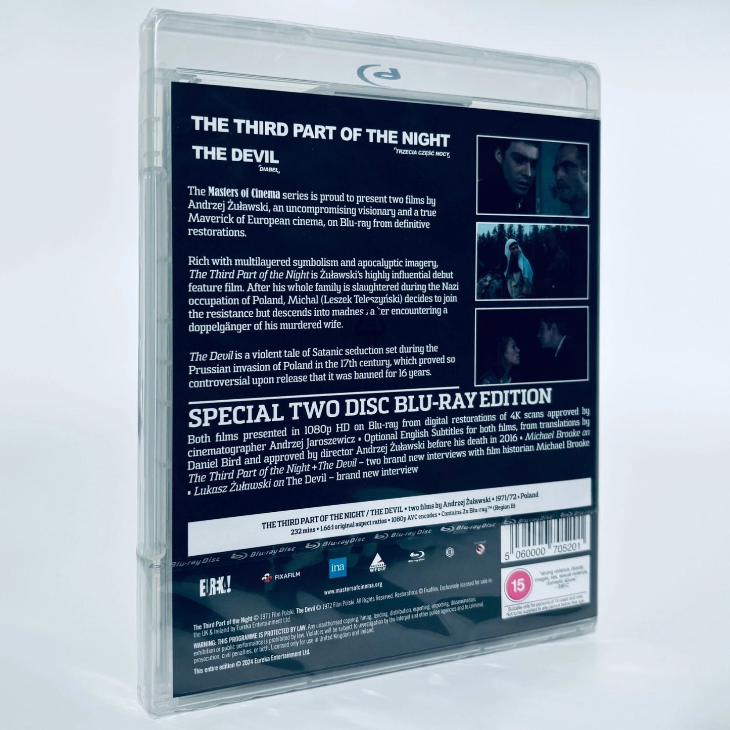 Third Part of the Night and The Devil Andrzej Zulawski 2-Disc Blu-ray Eureka UK