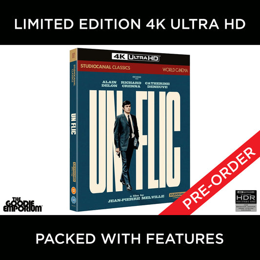 Un flic 4K Ultra HD Blu-ray 1972 Studio Canal Alain Delon Jean-Pierre Melville A Cop Dirty Money