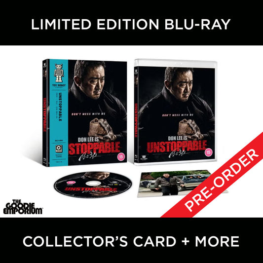 Unstoppable Blu-ray 2018 Toy Robot Video Arrow Ma Dong-seok Don Lee