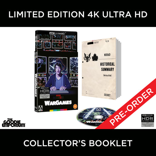 WarGames 4K Ultra HD Blu-ray 1983 War Games John Badham Matthew Broderick Dabney Coleman