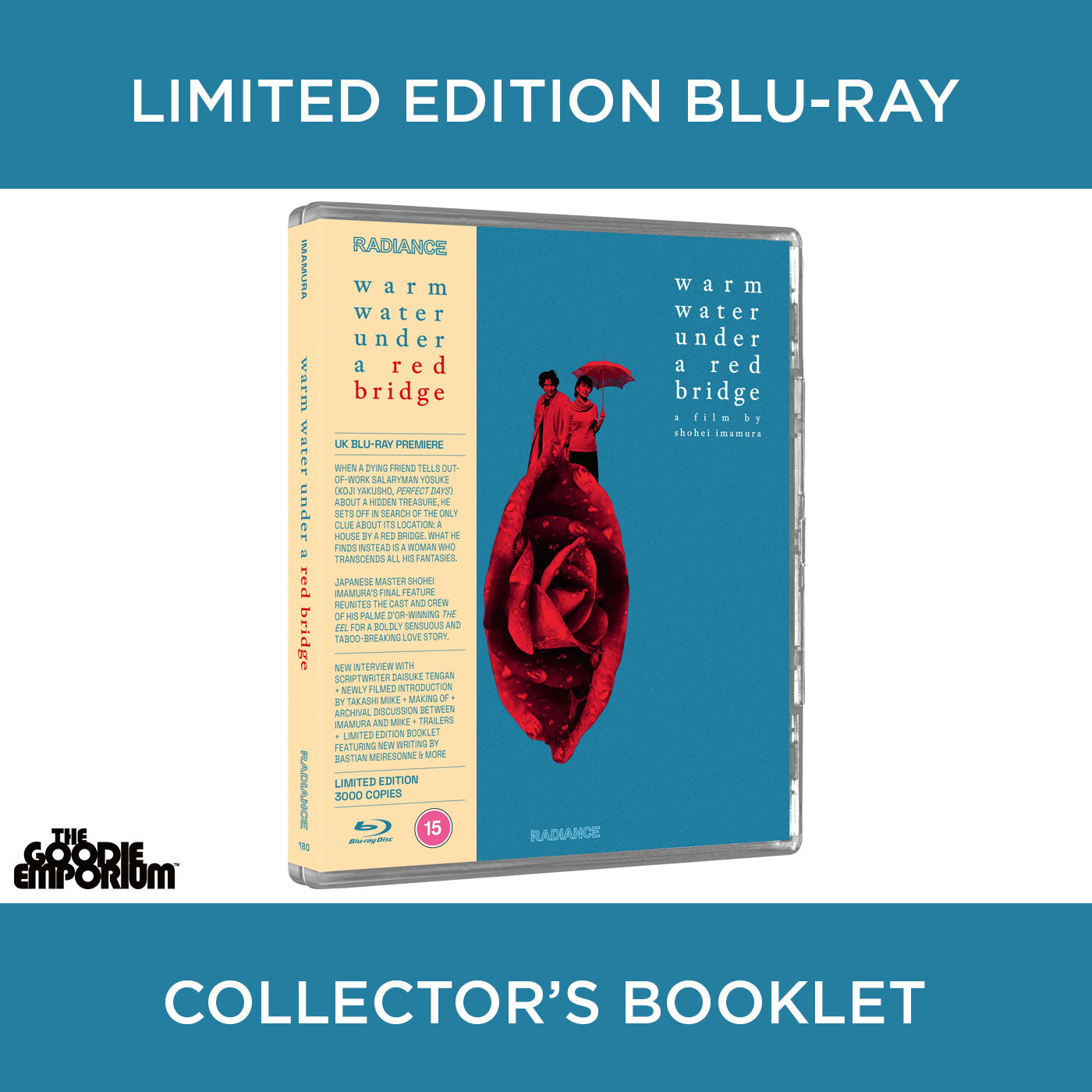 Warm Water Under a Red Bridge Blu-ray 2001 Radiance Shohei Imamura
