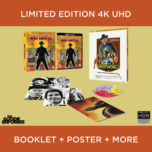 Westworld 4K Ultra HD 1973 Blu-ray Arrow West world Michael Crichton Yul Brynner