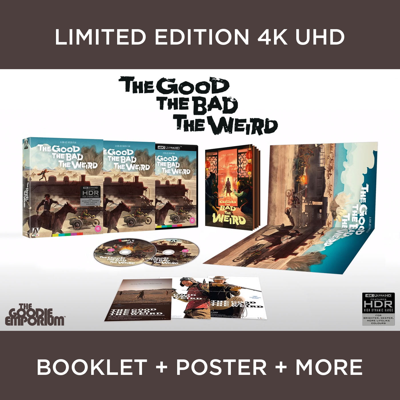 The Good The Bad The Weird Arrow 4K Ultra HD UHD Korean Western Kim Jee-woon