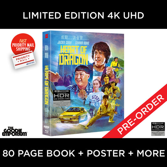Heart of the Dragon 4K Ultra HD Blu-ray UHD Jackie Chan Sammo Hung 88 Films The First Mission