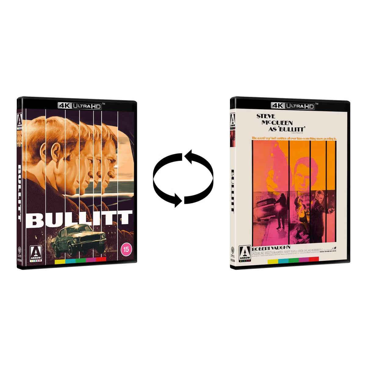 Bullitt Ultra HD Blu-ray UHD 1968 Arrow Steve McQueen Robert Duvall
