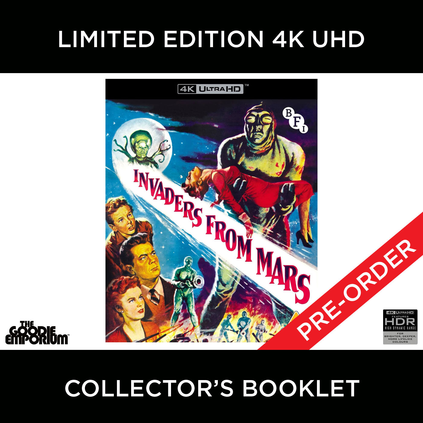 Invaders from Mars 4K Ultra HD 1953 Blu-ray BFI British Film Institute