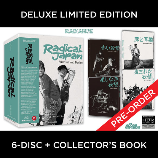 Radical Japan Survival and Desire 4K Ultra HD Blu-ray UHD Radiance Six Films by Shohei Imamura
