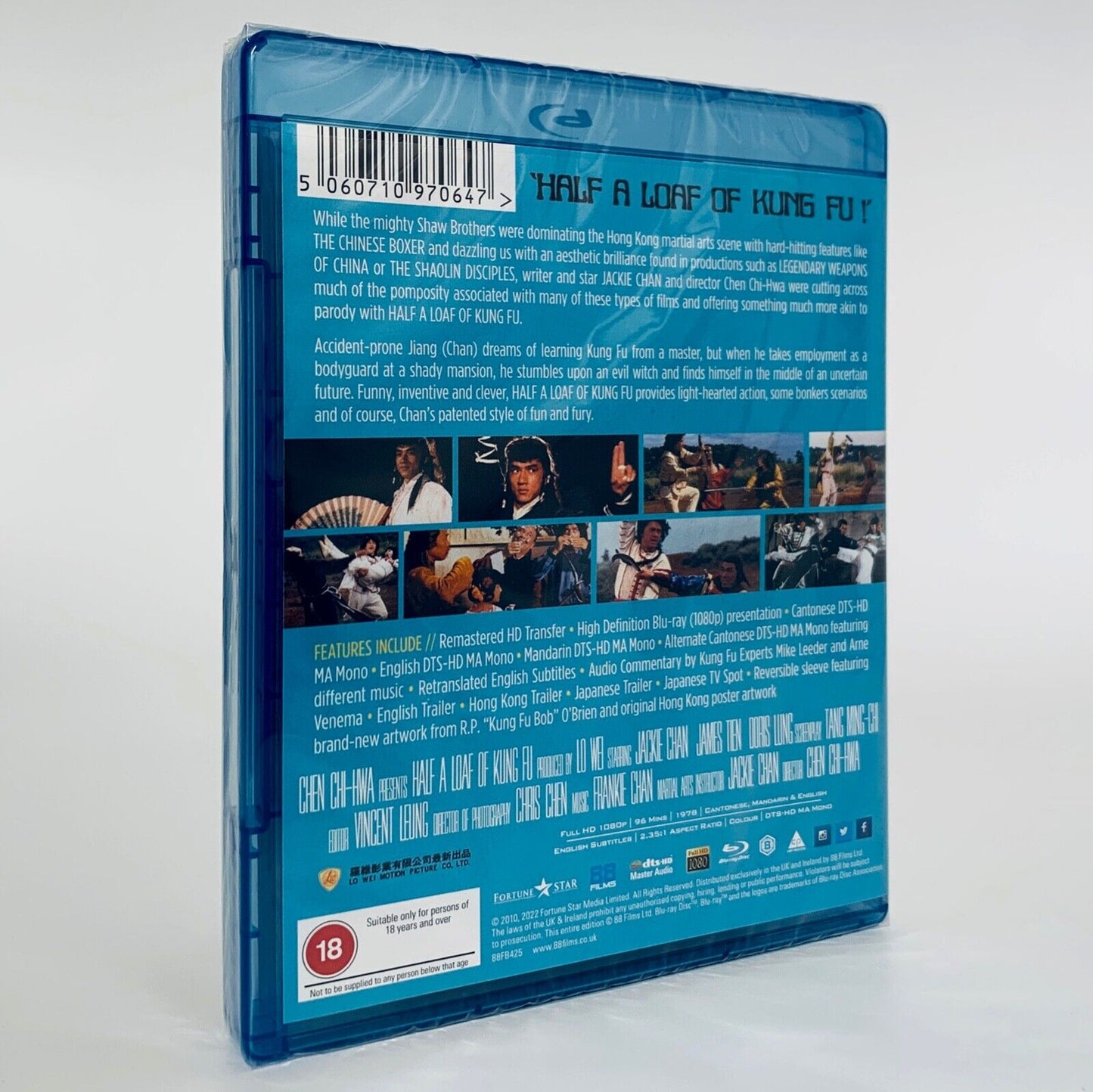 Half a Loaf of Kung Fu Jackie Chan Standard Region B Blu-ray 88 Films UK