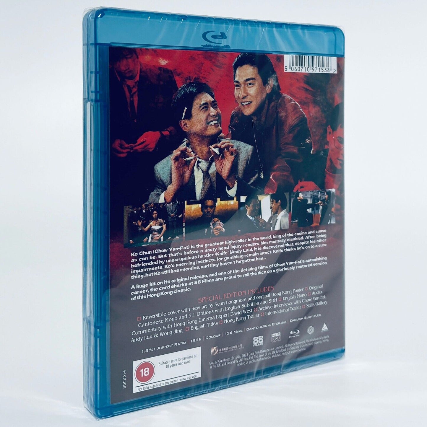 God of Gamblers Chow Yun Fat Standard Edition Region B Blu-ray 88 Films UK