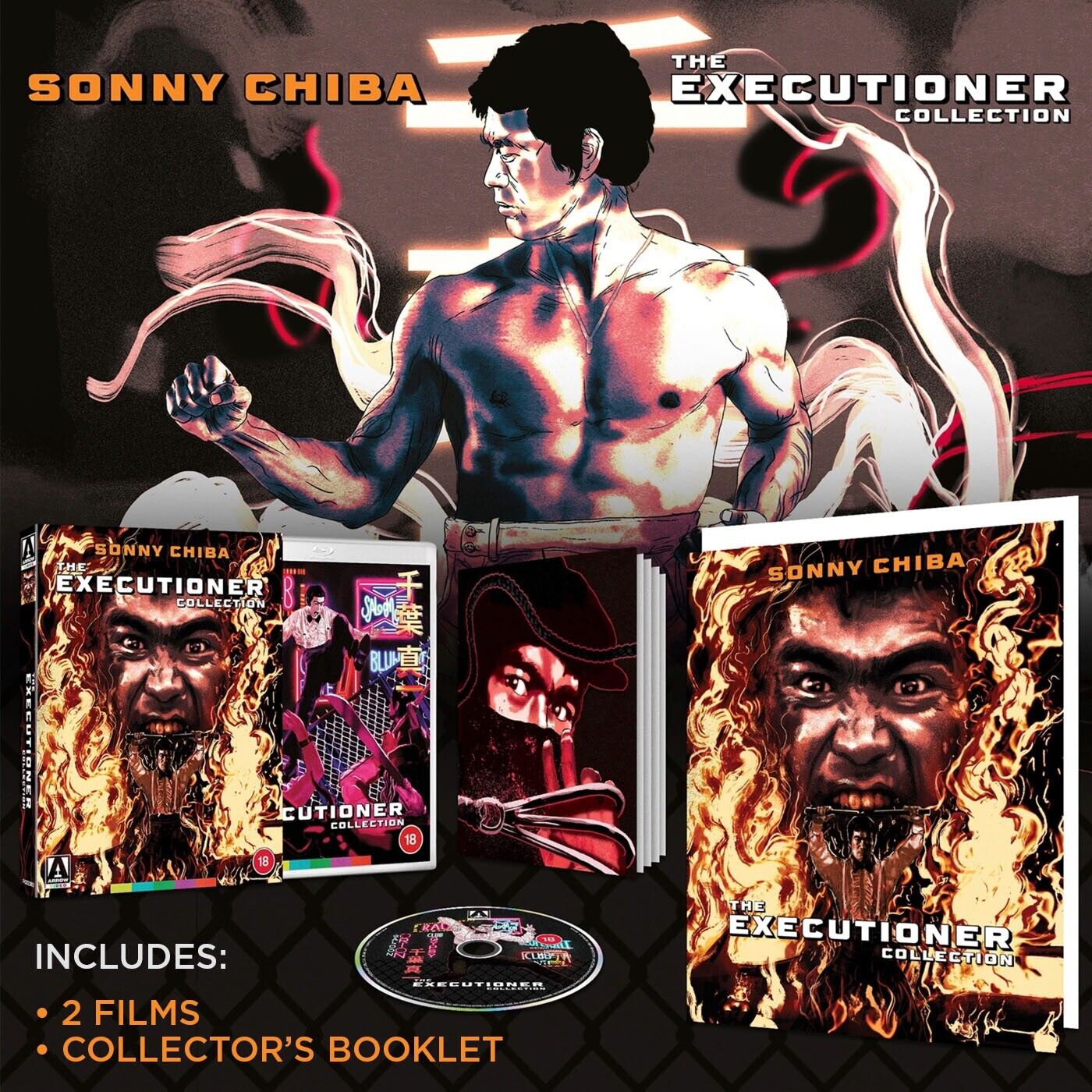 Executioner Collection Sonny Chiba Karate Inferno II 2 Blu-ray Arrow Street Fighter