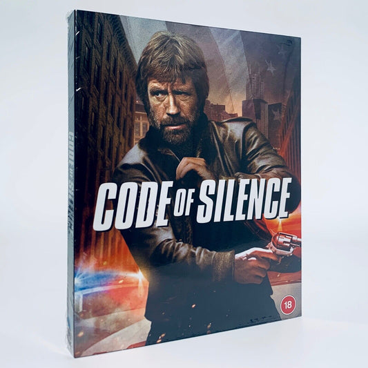 Code of Silence Chuck Norris Limited Slipcase Region B Blu-ray 88 Films UK
